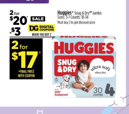 Huggies Snug & Dry Jumbo