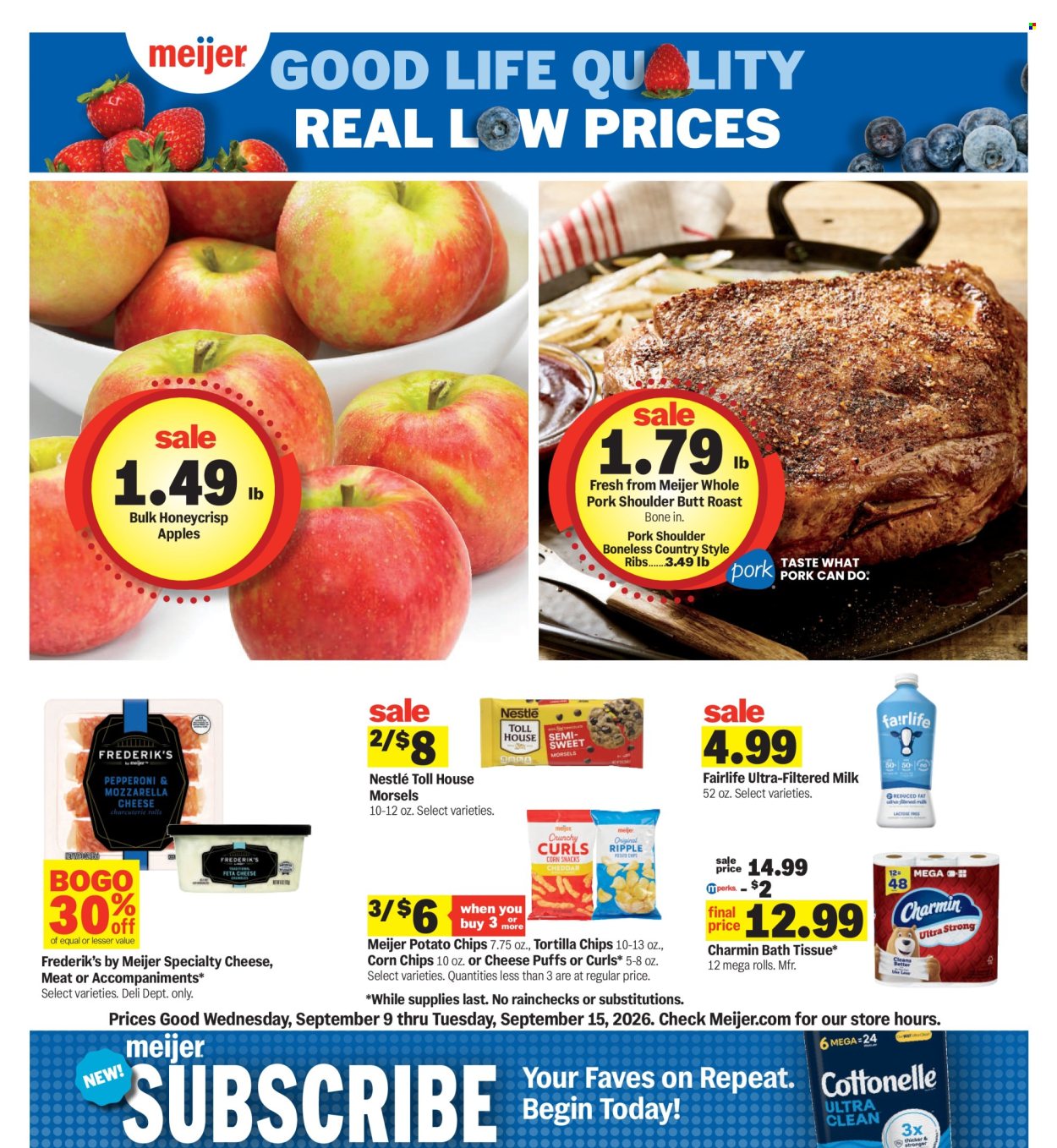 Meijer ad  - 09.09.2026 - 09.15.2026. Page 1