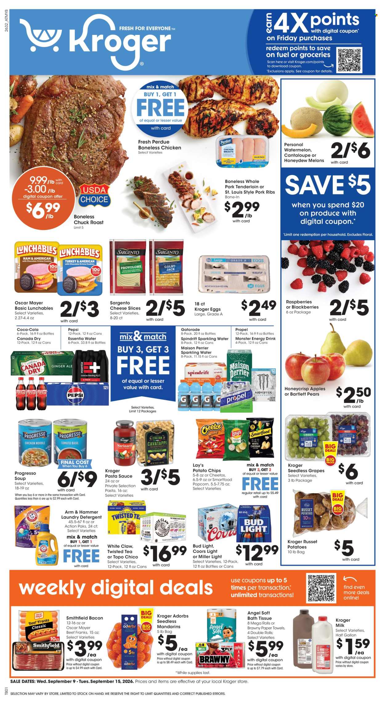 Kroger ad  - 09.09.2026 - 09.15.2026. Page 1
