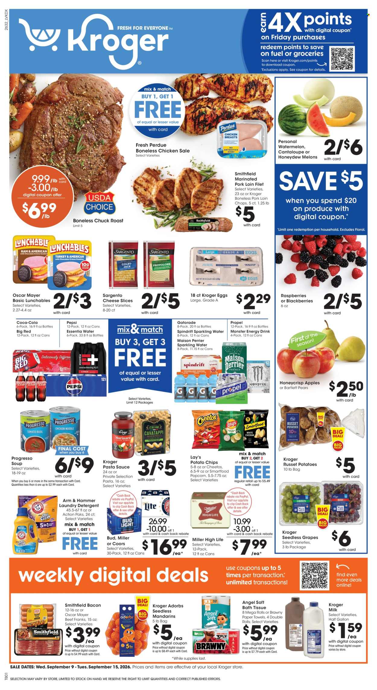 Kroger ad  - 09.09.2026 - 09.15.2026. Page 1
