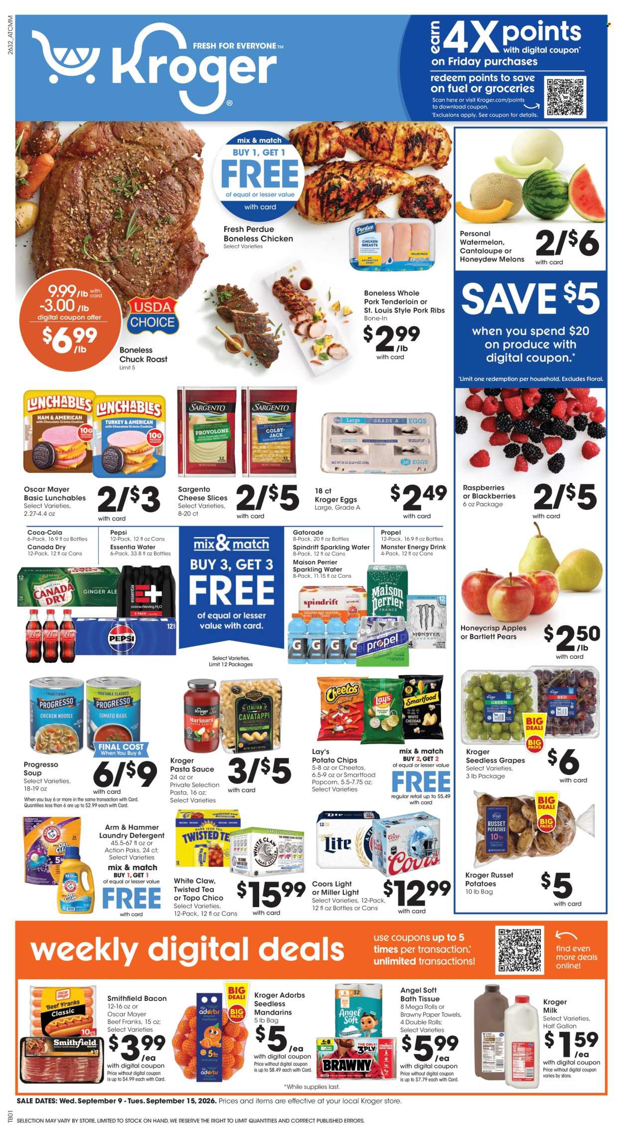 Kroger ad  - 09.09.2026 - 09.15.2026. Page 1