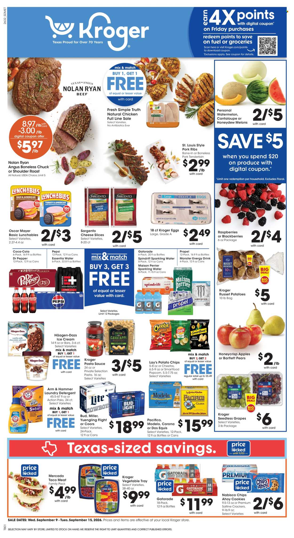 Kroger ad  - 09.09.2026 - 09.15.2026. Page 1