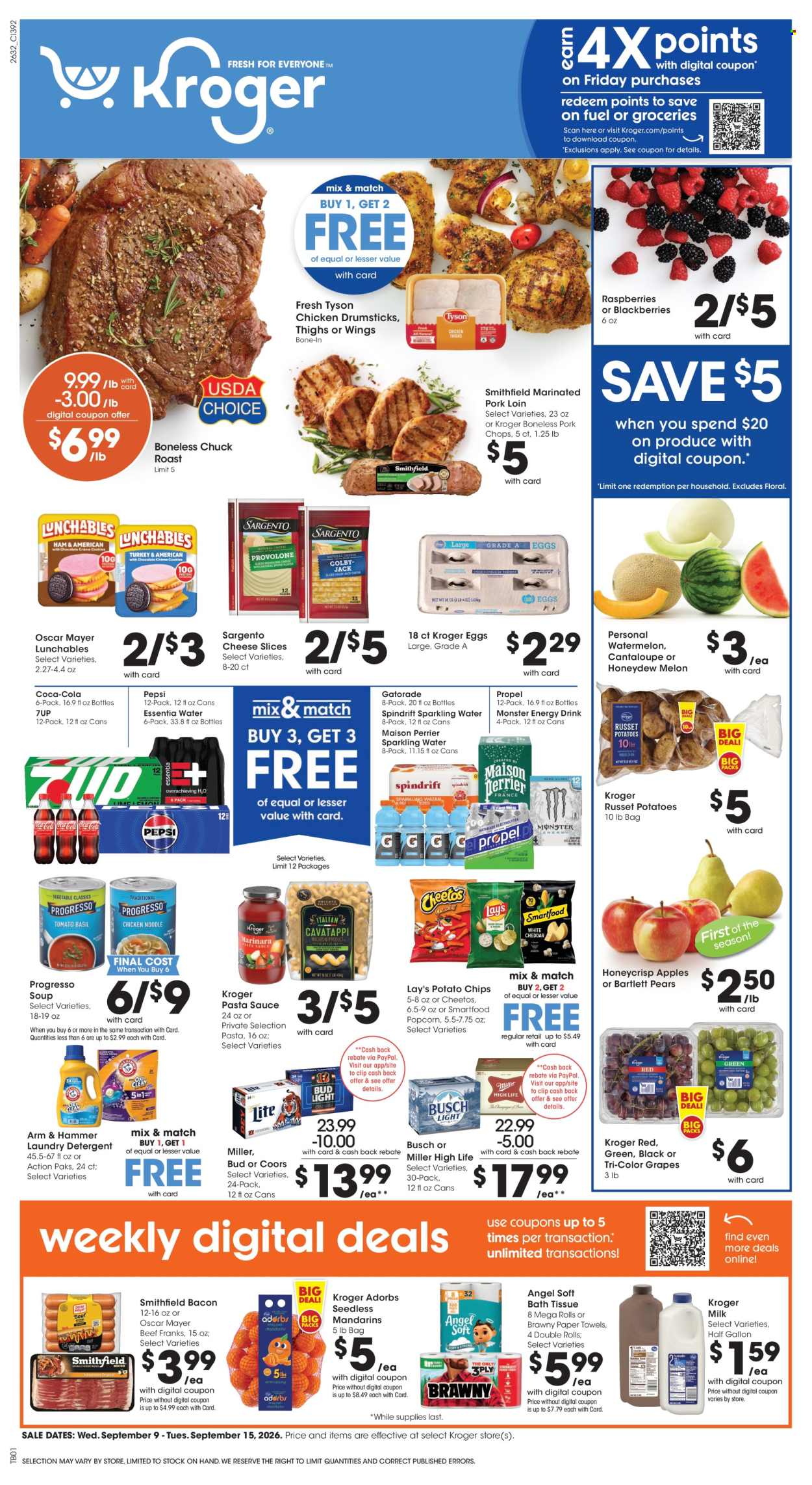 Kroger ad  - 09.09.2026 - 09.15.2026. Page 1
