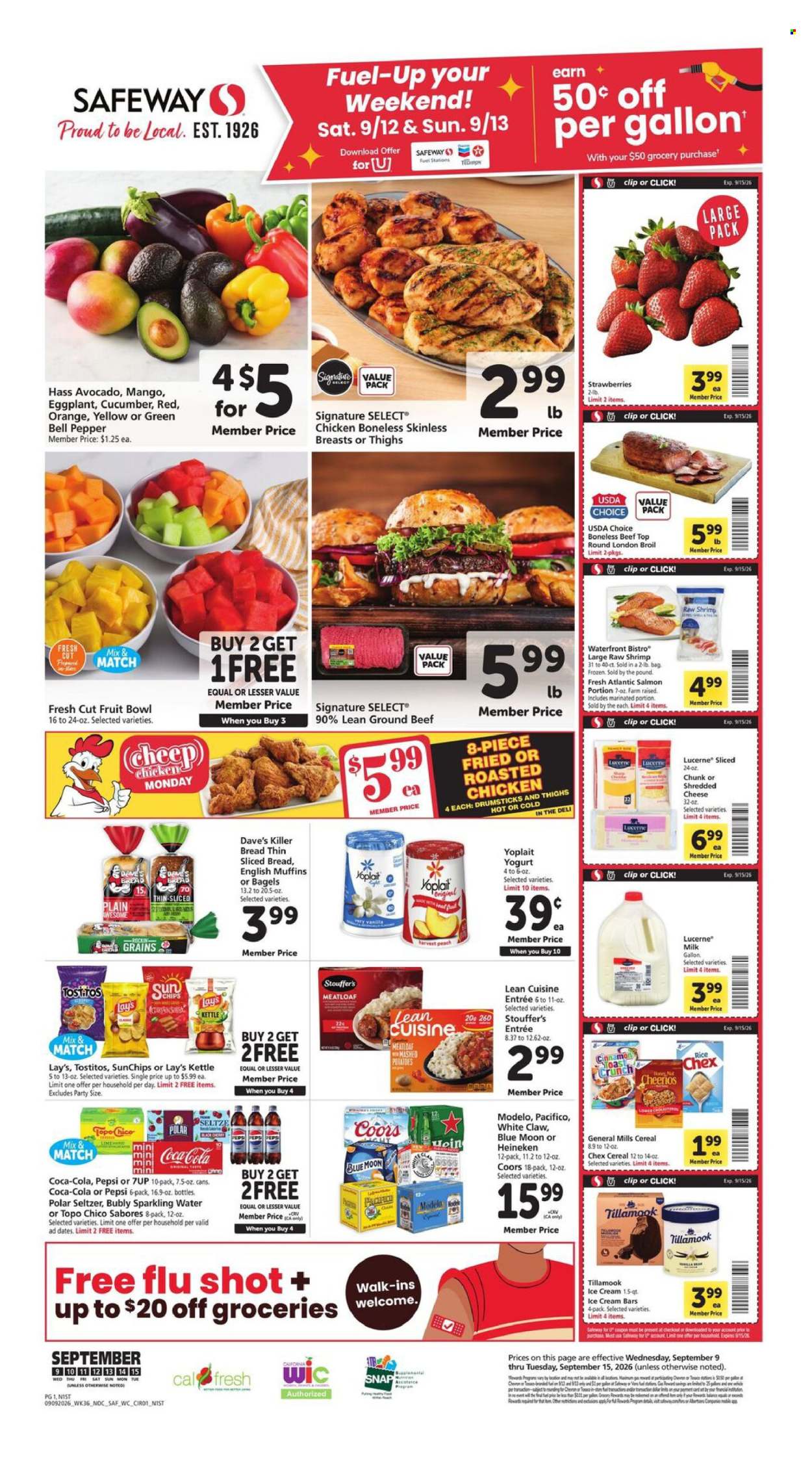 Safeway ad  - 09.09.2026 - 09.15.2026. Page 1