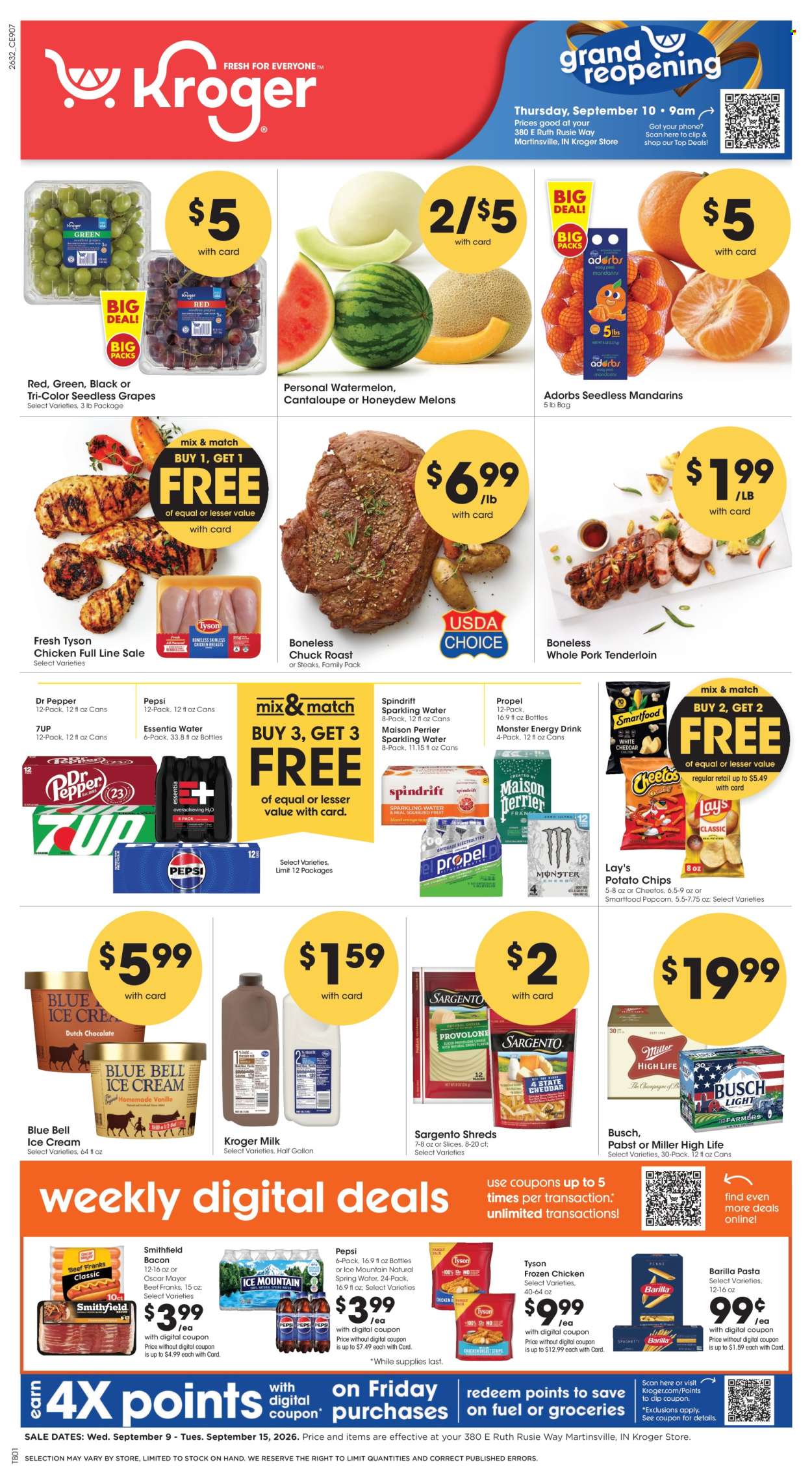 Kroger ad  - 09.09.2026 - 09.15.2026. Page 1