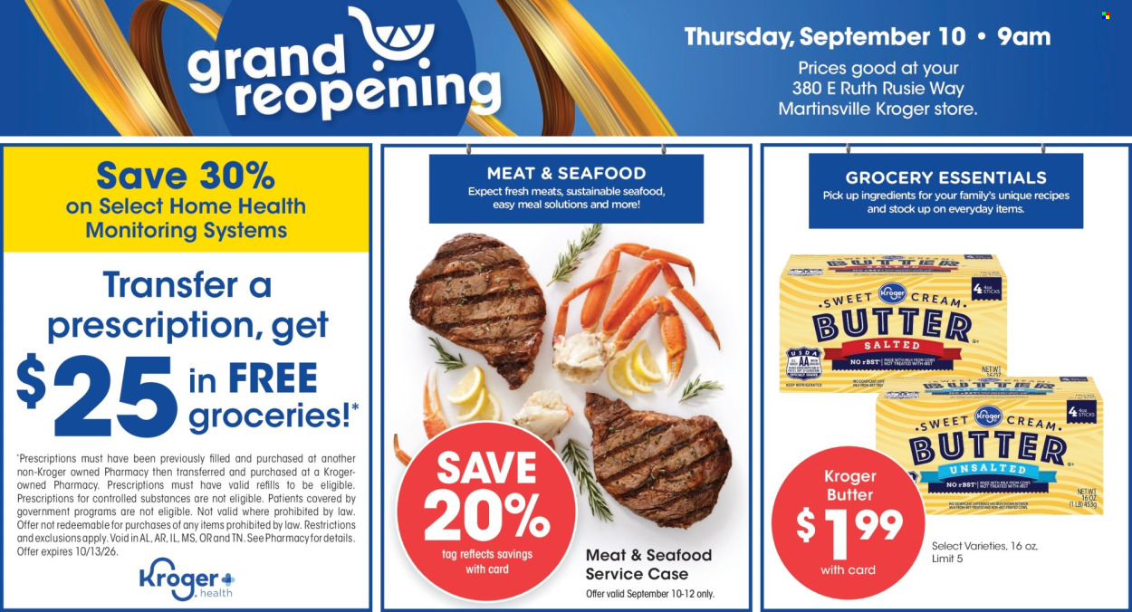 Kroger ad  - 09.09.2026 - 09.15.2026. Page 2