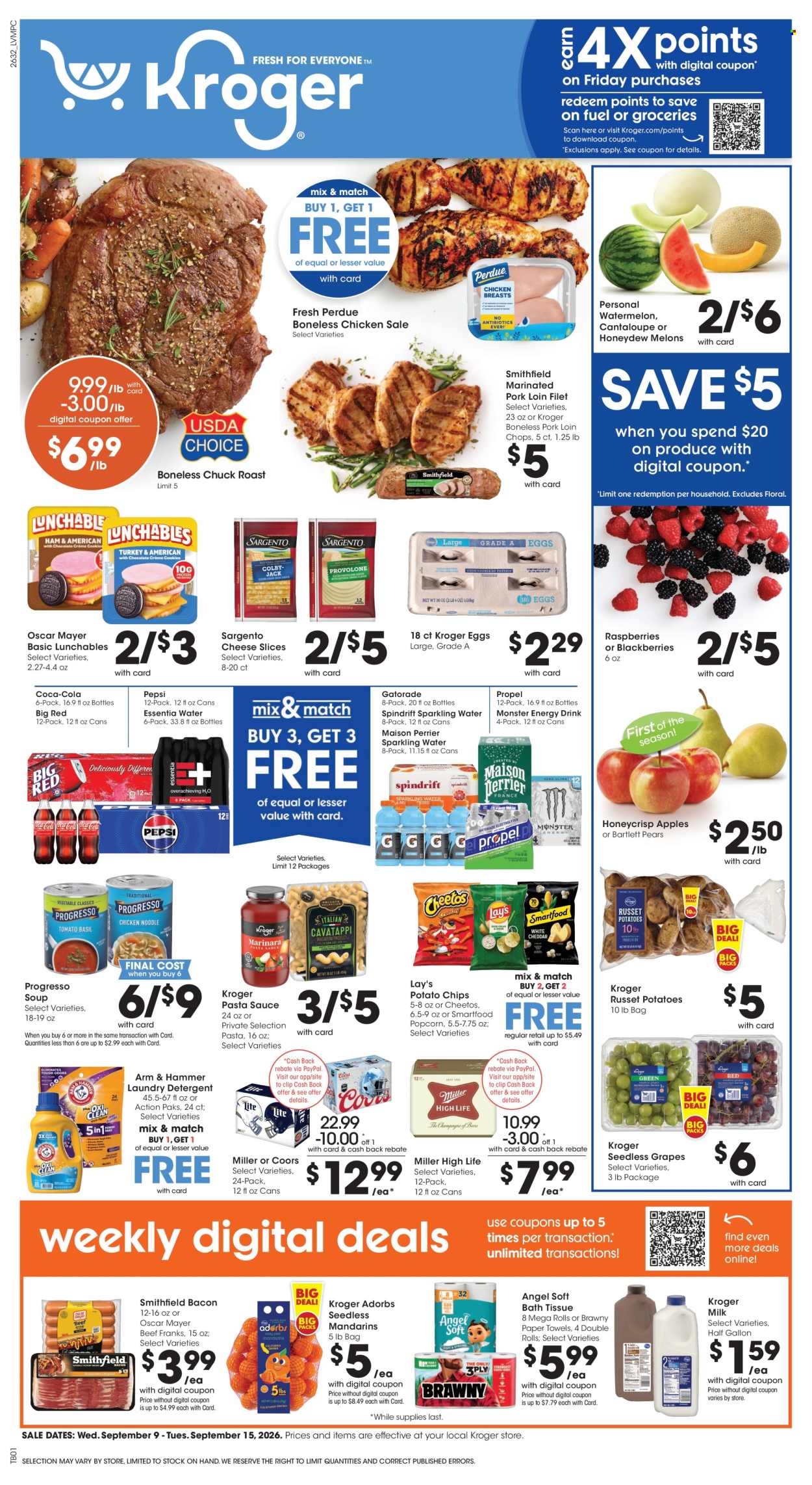 Kroger ad  - 09.09.2026 - 09.15.2026. Page 1