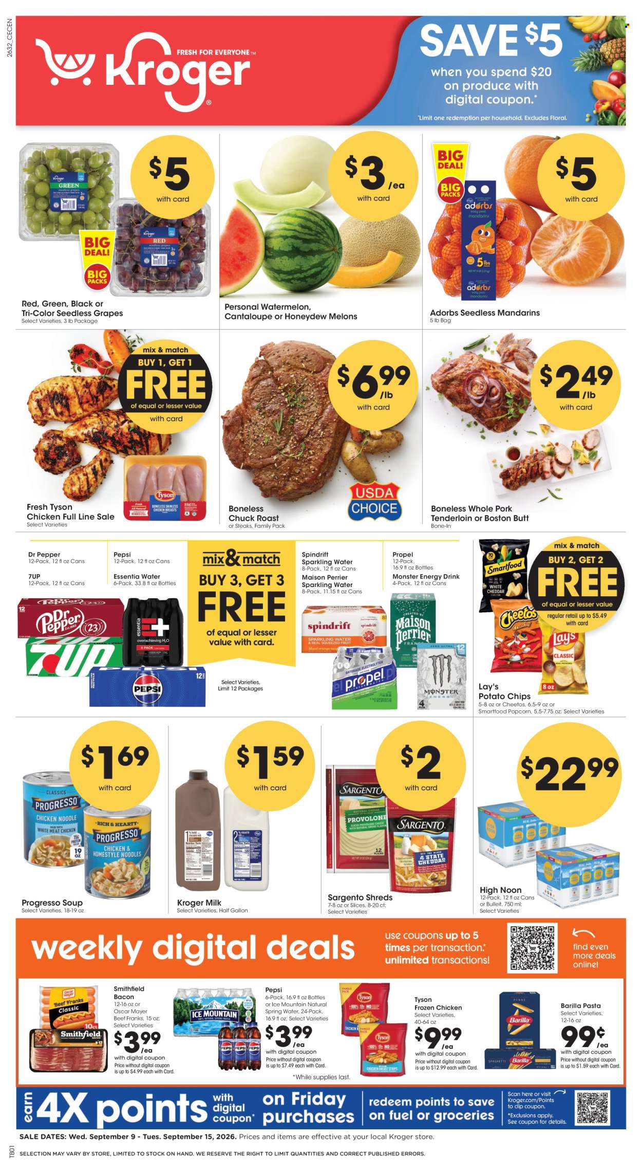 Kroger ad  - 09.09.2026 - 09.15.2026. Page 1