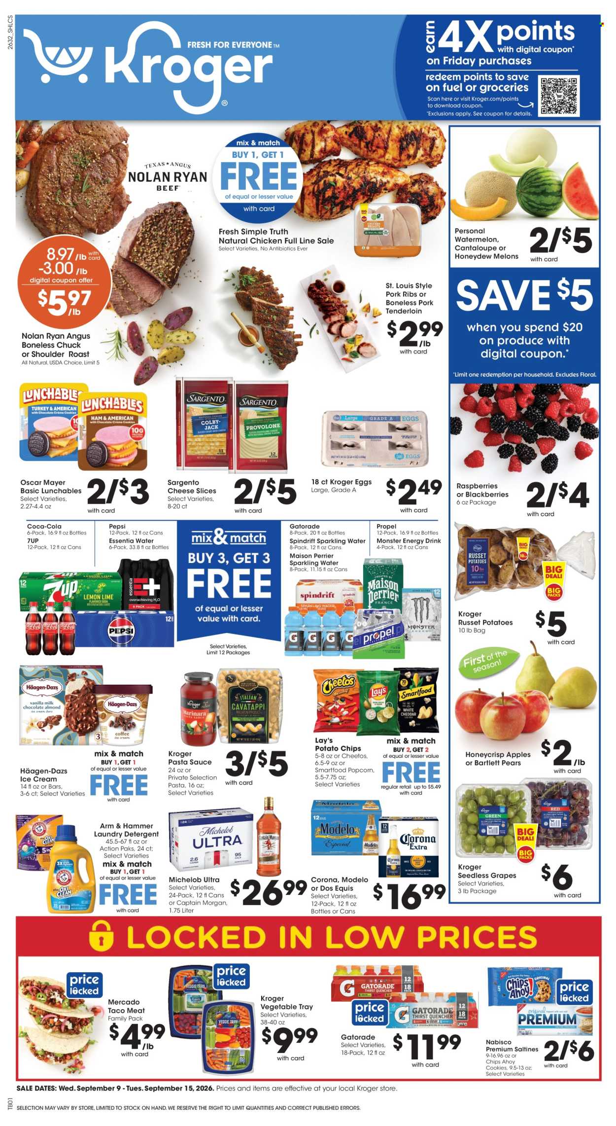 Kroger ad  - 09.09.2026 - 09.15.2026. Page 1