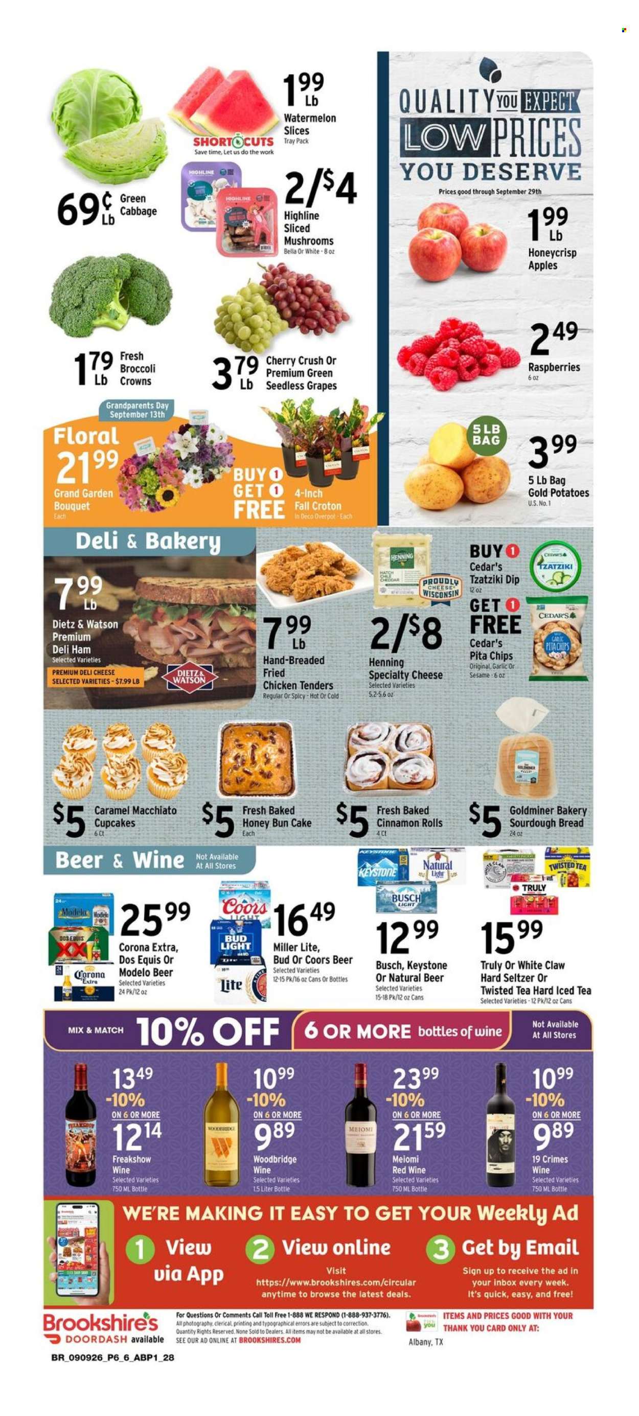 Brookshires ad  - 09.09.2026 - 09.15.2026. Page 6