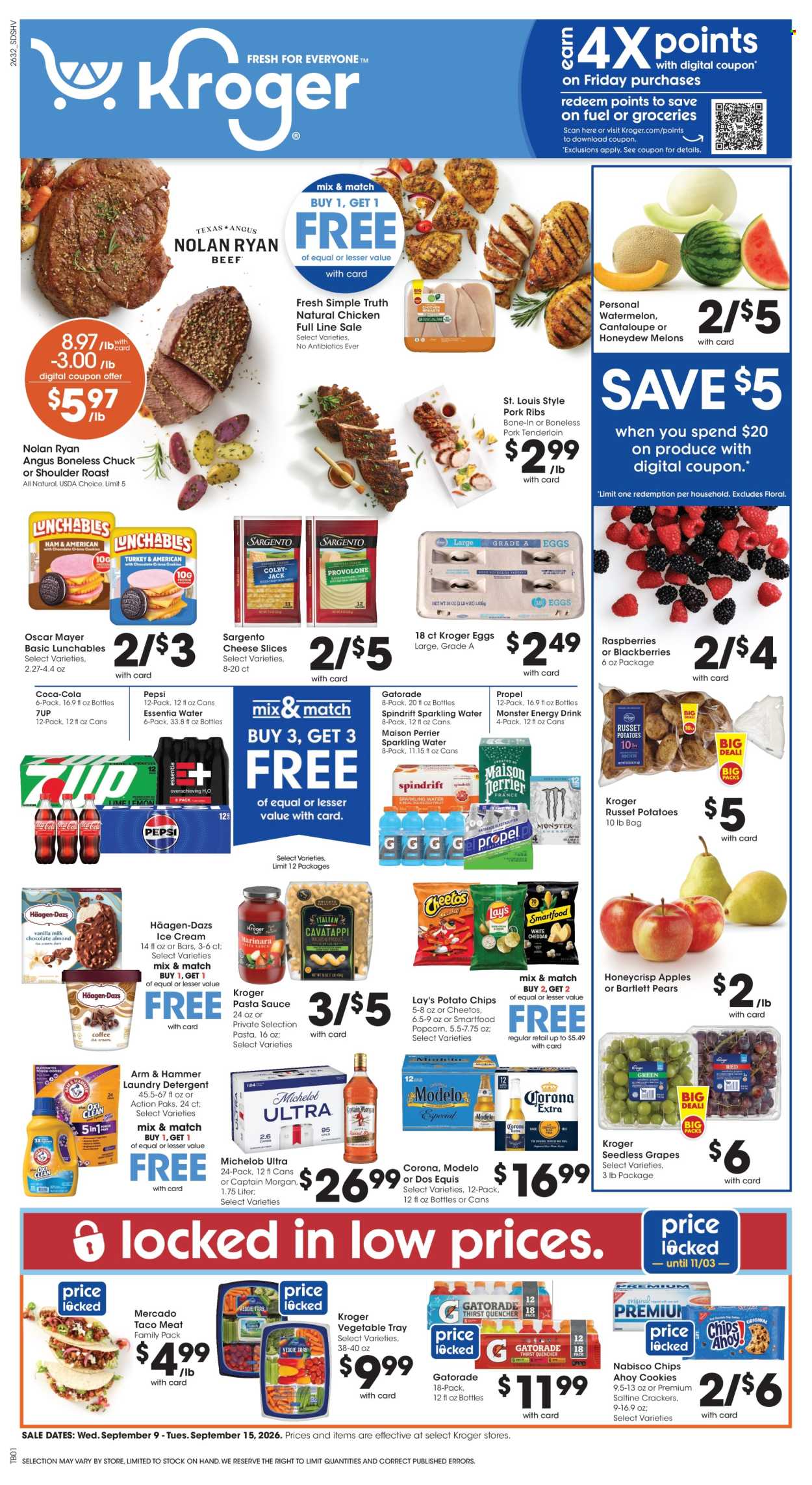 Kroger ad  - 09.09.2026 - 09.15.2026. Page 1