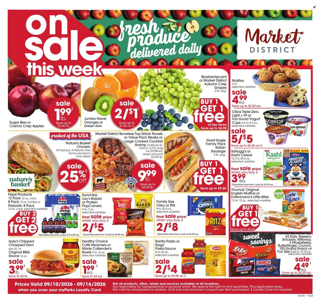 Giant Eagle ad  - 09.10.2026 - 09.16.2026. Page 1