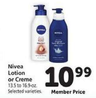 Nivea Lotion or Creme