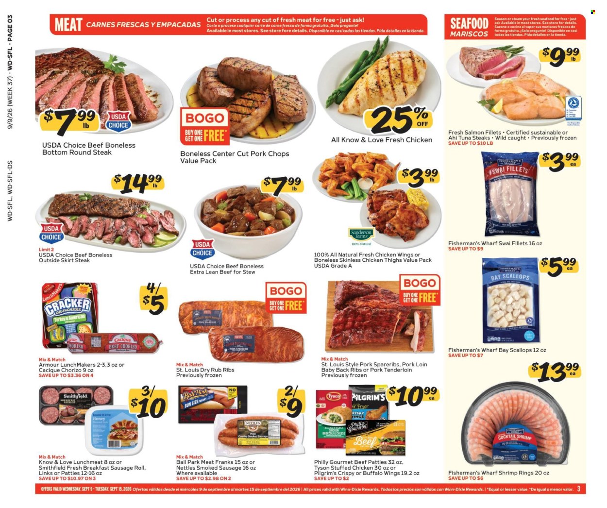 Winn Dixie ad  - 09.09.2026 - 09.15.2026. Page 3