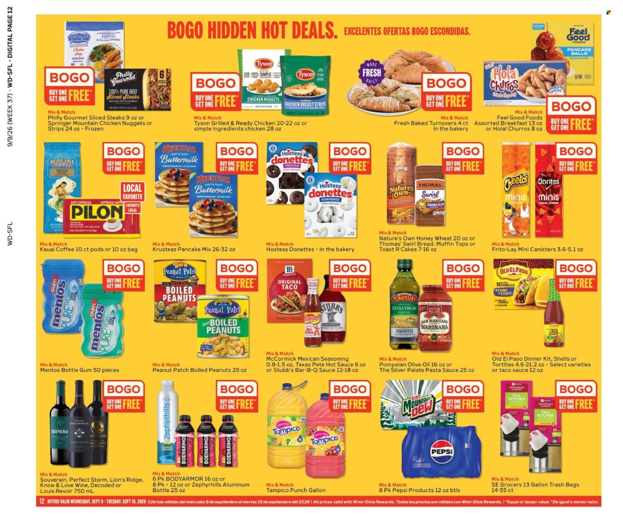 Winn Dixie ad  - 09.09.2026 - 09.15.2026. Page 12