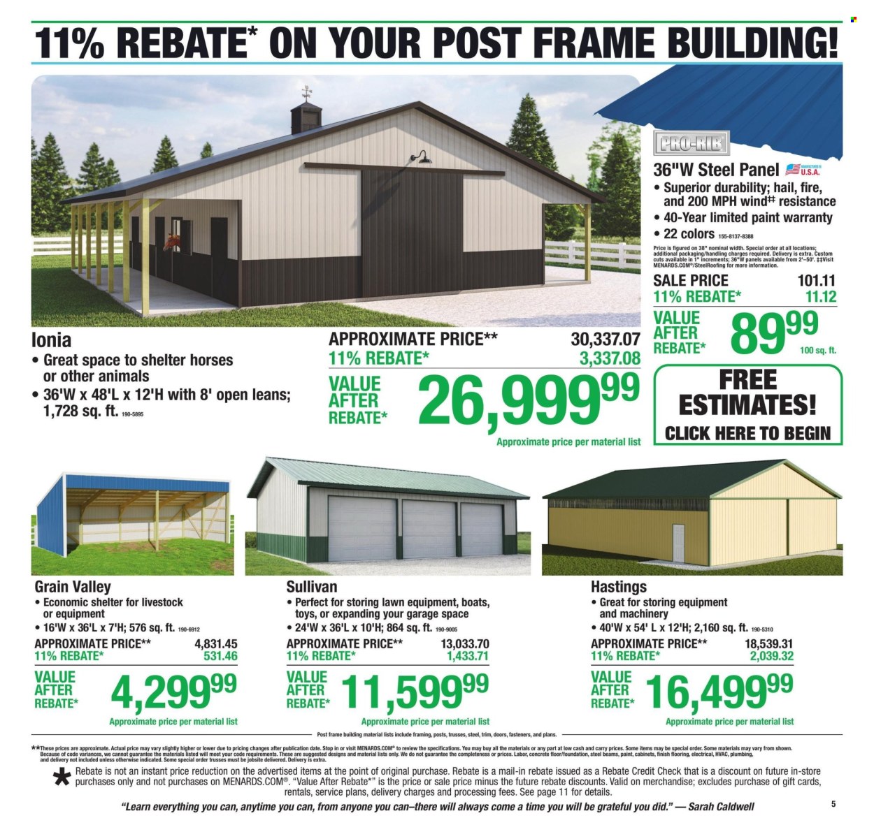 Menards ad  - 09.10.2026 - 09.20.2026. Page 7