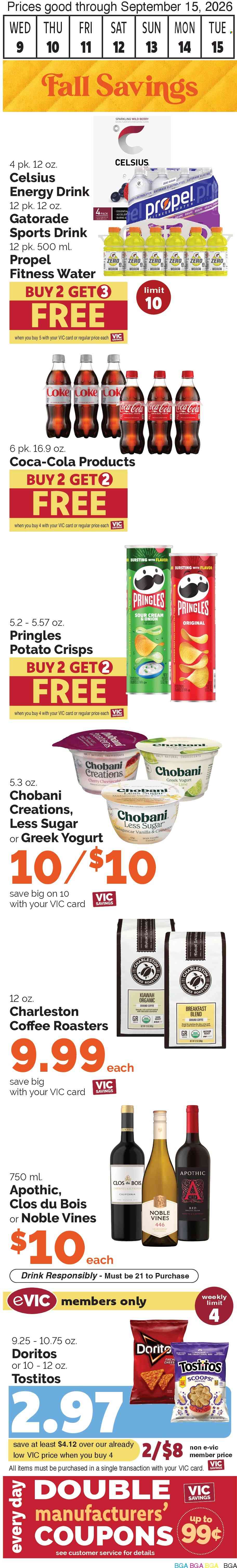 Harris Teeter ad  - 09.09.2026 - 09.15.2026. Page 2