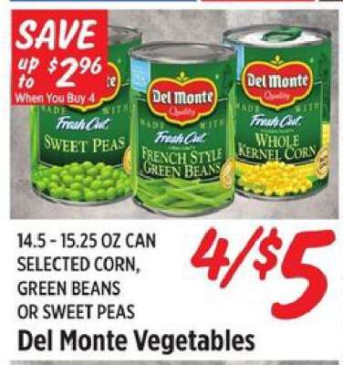 Del Monte Vegetables*