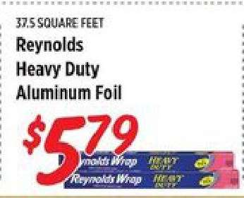 Reynolds Heavy Duty Aluminum Foil