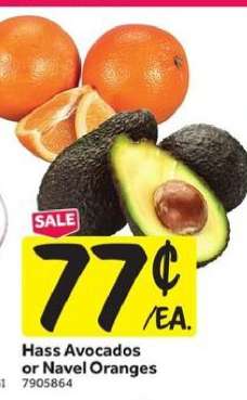 Hass Avocados or Navel Oranges