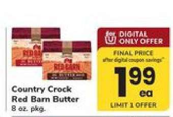 Country Crock Red Barn Butter