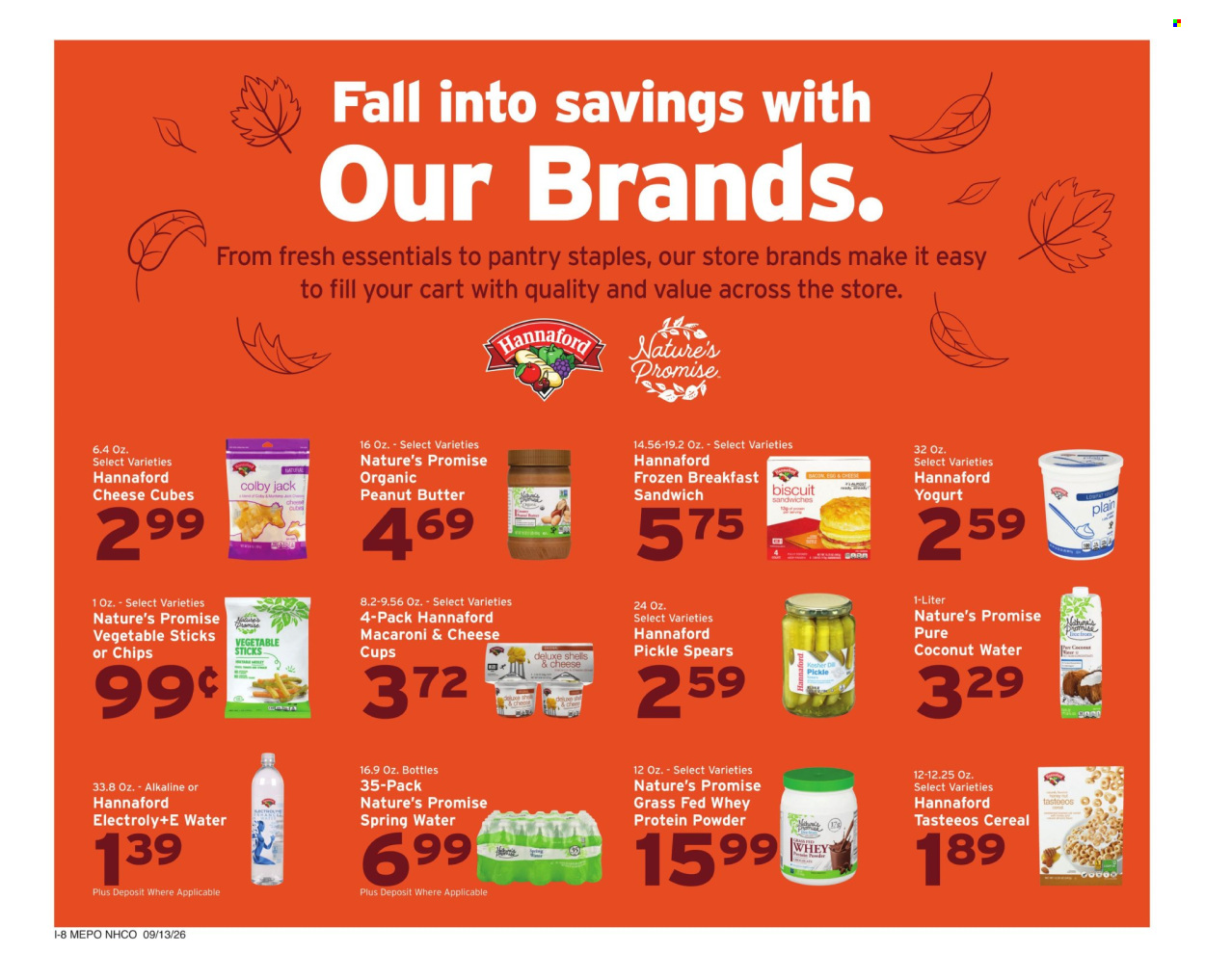 Hannaford ad  - 09.13.2026 - 09.19.2026. Page 16
