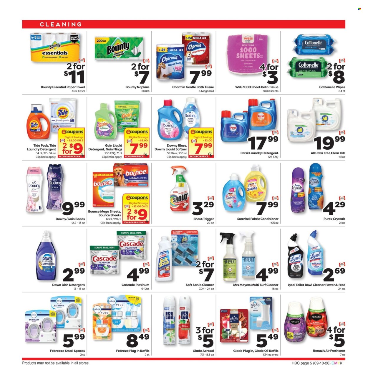 Weis ad  - 09.10.2026 - 09.30.2026. Page 5