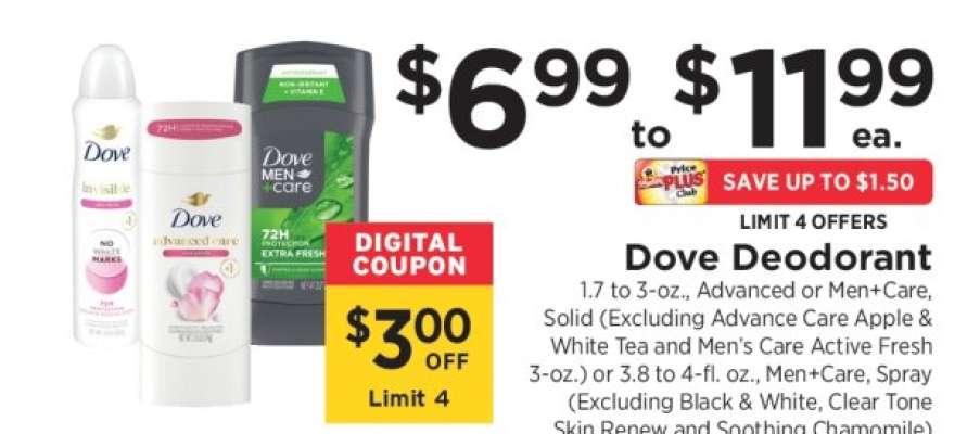 Dove Deodorant