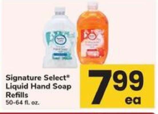 Signature Select Liquid Hand Soap Refills