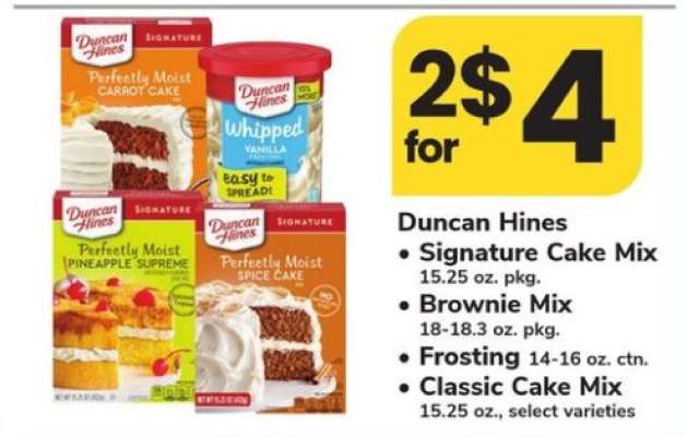 Duncan Hines Mixes