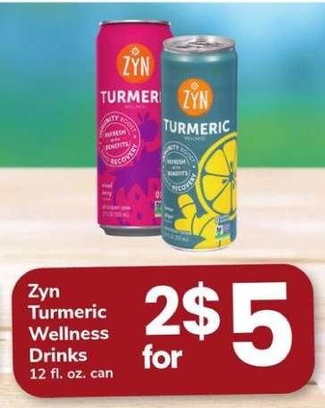 Zyn Turmeric Wellness Drinks