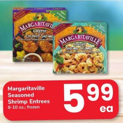 Margaritaville Seasoned Shrimp Entrées