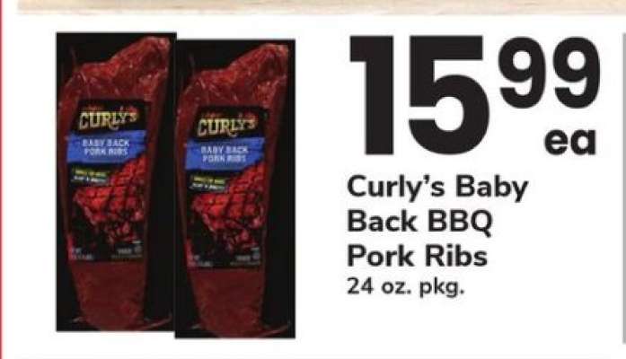 Curly’s Baby Back BBQ Pork Ribs
