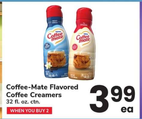Coffee-Mate Flavored Coffee Creamers