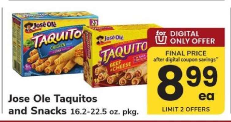 Jose Ole Taquitos and Snacks