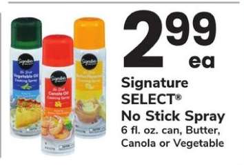 Signature SELECT No Stick Spray