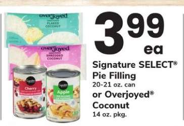 Signature SELECT Pie Filling or Overjoyed Coconut
