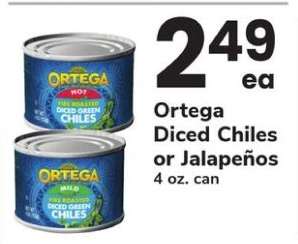 Ortega Diced Chiles or Jalapeños