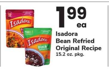 Isadora Bean Refried Original Recipe