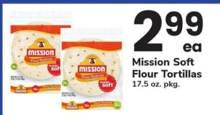 Mission Soft Flour Tortillas