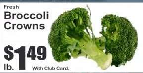 Fresh Broccoli Crowns