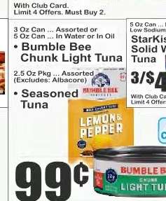 Bumble Bee Chunk Light Tuna