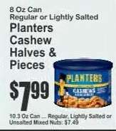 Planters Cashew Halves & Pieces
