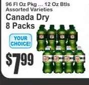 Canada Dry 8 Packs