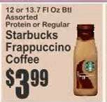 Starbucks Frappuccino Coffee