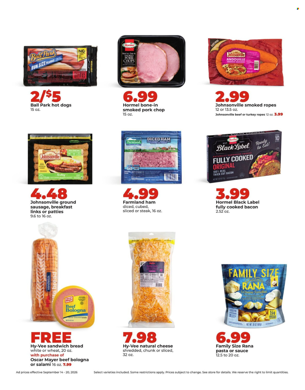 Hy-Vee ad  - 09.14.2026 - 09.20.2026. Page 12