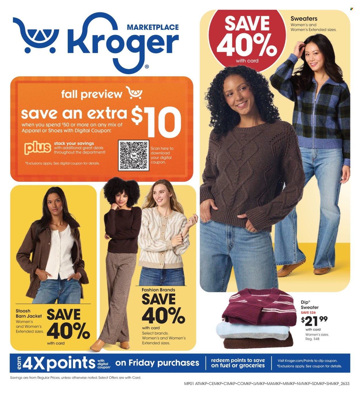 Kroger ad  - 09.16.2026 - 09.29.2026. Page 1