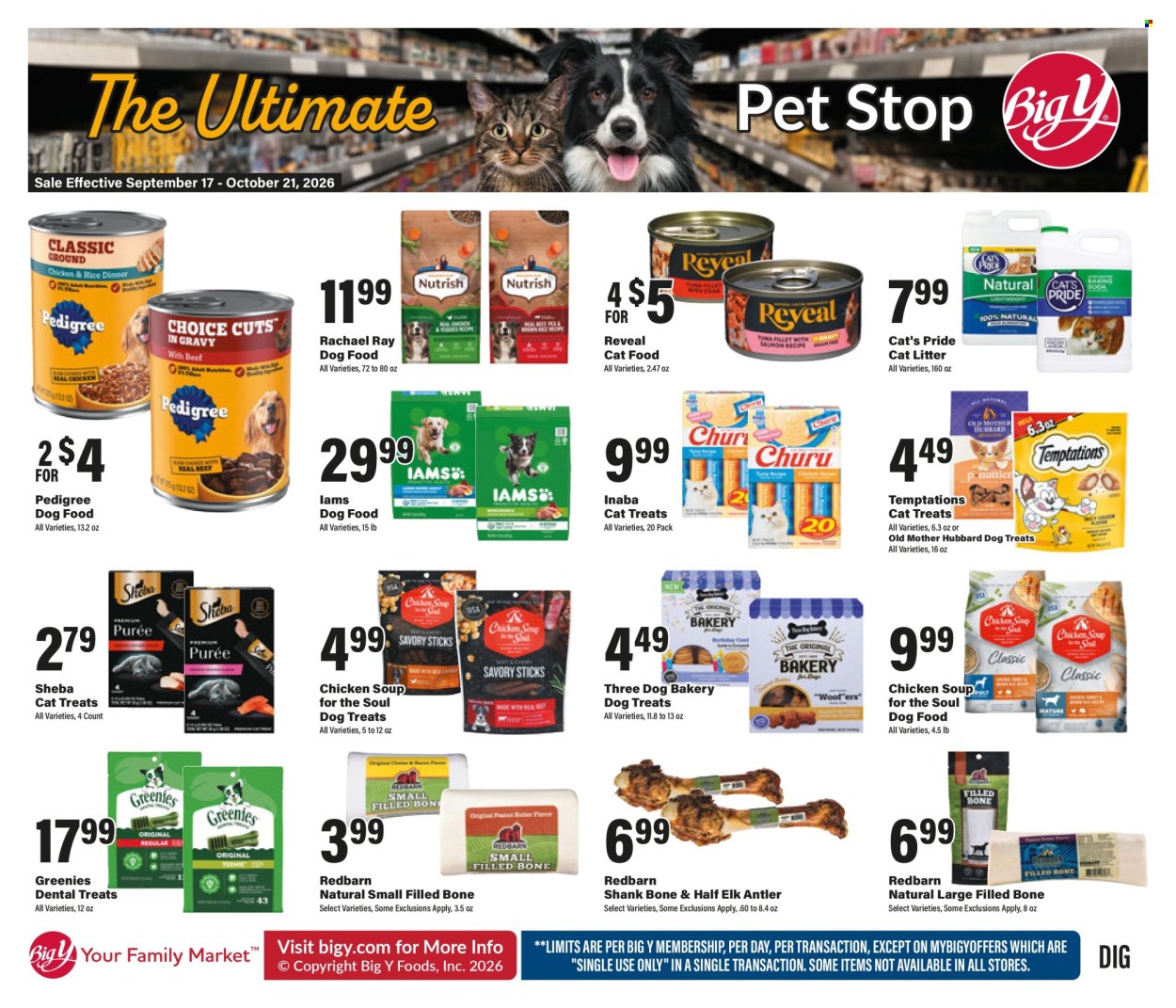 Big Y ad  - 09.17.2026 - 10.21.2026. Page 1