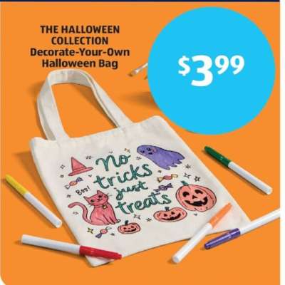 THE HALLOWEEN COLLECTION Decorate-Your-Own Halloween Bag