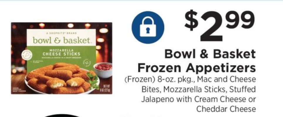 Bowl & Basket Frozen Appetizers
